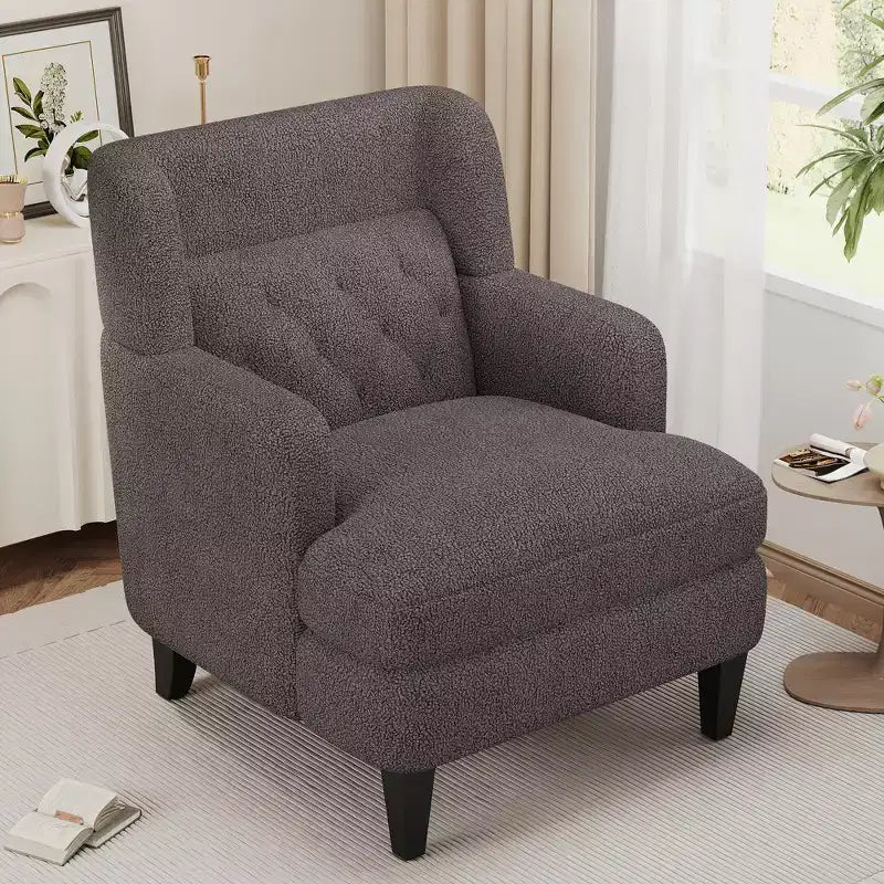 Fauteuil d'appoint en polaire "Teddy"