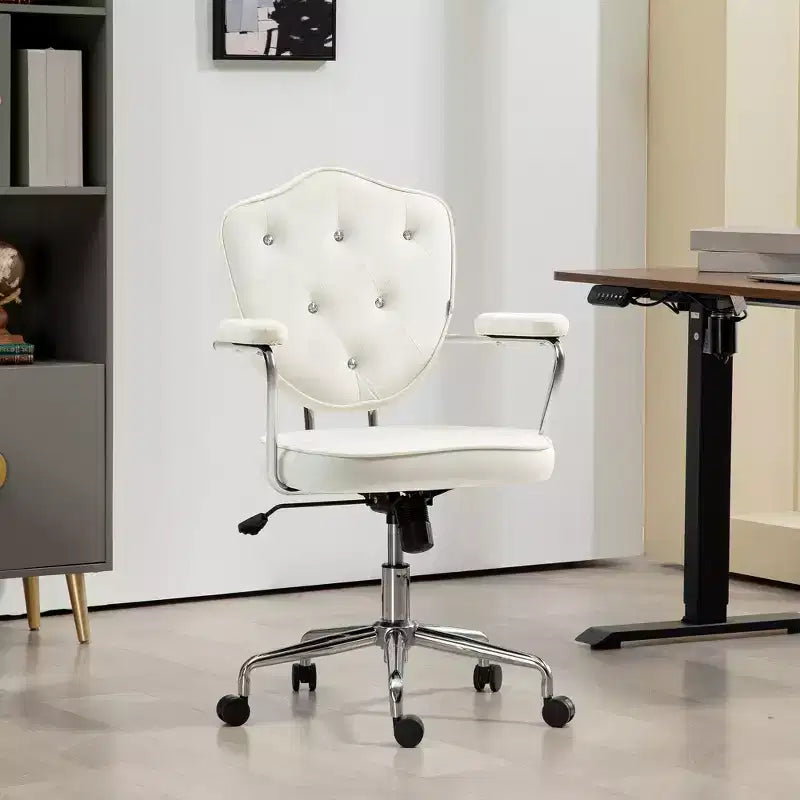 Chaise de bureau mignonne en velours